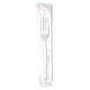 Dixie Individually Wrapped White Medium Weight Polystyrene Fork -- 1000 per case.