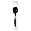 Dixie Heavy Weight Black Polystyrene Soup Spoon, 1000 count