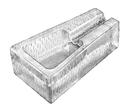 Libbey 1783682 Cigar Ashtray, 7.25 x 4.25 inch -- 6 per case.