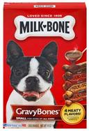 Milk Bone Small and Medium Gravy Bones Dog Snacks, 19 Ounce Box -- 12 per case