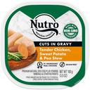 Nutro Grain Free Cuts in Gravy Tender Chicken, Sweet Potato and Pea Stew Wet Dog Food, 3.5 Ounce Tray -- 24 per case