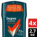 Degree Men Advanced Adventure Woodsy Citrus and Energizing Pepper Antiperspirant Deodorant Stick, 2.7 Ounce -- 12 per case
