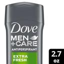 Dove Men Plus Care Extra Fresh Invisible Solid Antiperspirant and Deodorant, 2.7 Ounce -- 12 per case