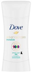 Dove Advanced Care Sheer Cool Antiperspirant Deodorant, 2.6 Ounce -- 12 per case