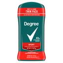 Degree Men Original Protection Sport Antiperspirant Deodorant - Twin Pack, 5.4 Ounce -- 6 per case