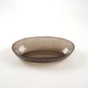 Yoshi Ware Emi Party Tray Smoke Small Oval Salad Bowl, 1 Quart -- 50 per case.