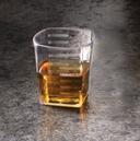 Yoshi-Ware Squares Clear Shot Glass, 2 Ounce -- 288 per case.