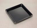 Conserve Black Square Tray, 18 x 18 inch -- 20 per case.
