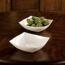 Yoshi Ware Emi White Square Serving Bowl, 64 Ounce -- 50 per case.