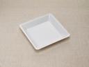 Conserve White Square Tray, 11 x 11 inch -- 25 per case.