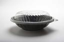 Yoshi Ware Emi PrepServe Pet Black Shallow Bowl, 32 Ounce - 25 per pack -- 2 packs per case.
