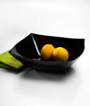 Yoshi Ware Emi Black Square Serving Bowl, 64 Ounce -- 50 per case.
