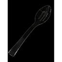 Essential Everyday Polystyrene Heavy Duty Slotted Serving Spoon, 9 inch - 100 per case