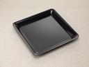 Conserve Black Square Tray, 11 x 11 inch -- 25 per case.