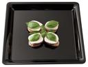 Conserve Black Square Tray, 16 x 16 inch -- 20 per case.