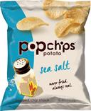 Popchips Sea Salt Popped Potato Chips, 0.8 Ounce -- 24 per case.