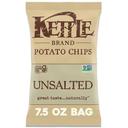 Kettle Unsalted Potato Chips, 7.5 Ounce -- 12 per case