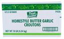 Fresh Gourmet Butter and Garlic Crouton, 2.5 Pound -- 4 per case