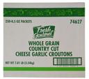 Fresh Gourmet Country Cut Cheese and Garlic Whole Grain Croutons, 0.5 Ounce -- 250 per case.