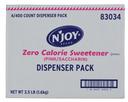 Njoy Pink Saccharin Sugar Substitute, 1 Gram - 400 per pack -- 4 packs per case.