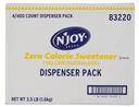 Njoy Yellow Sucralose Sugar Substitute, 1 Gram -- 1600 per case.