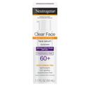 Neutrogena Clear Face Serum SPF 60 Sunscreen Lotion, 1.7 Fluid Ounce -- 12 per case