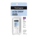 Neutrogena SPF 60 Ultra Sheer Sunscreen Face Stick, 0.47 Ounce -- 12 per case