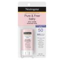 Neutrogena Broad Spectrum SPF 50 Pure and Free Baby Sunscreen Stick, 0.47 Ounce -- 12 per case