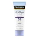 Neutrogena Ultra Sheer Dry-Touch SPF 55 Broad Spectrum Sunscreen, 3 Fluid Ounce -- 12 per case