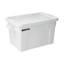 Rubbermaid White Brute Tote with Lid, 20 Gallon Capacity