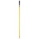Rubbermaid HYGEN Yellow Quick Connect Handle Only, 58 inch -- 6 per case.