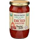 Bella Terra Organic Roasted Garlic Diced Tomatoes, 24 Ounce -- 6 per case