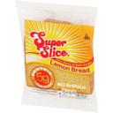 Super Bakery Individually Wrapped Whole Grain Rich Lemon Flavored Bread Slice, 3.45 Ounce -- 75 per case