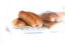 Ultra Whole Grain 6 inch Hinge Sliced Hot Dog Bun, 2.05 Ounce -- 144 per case.