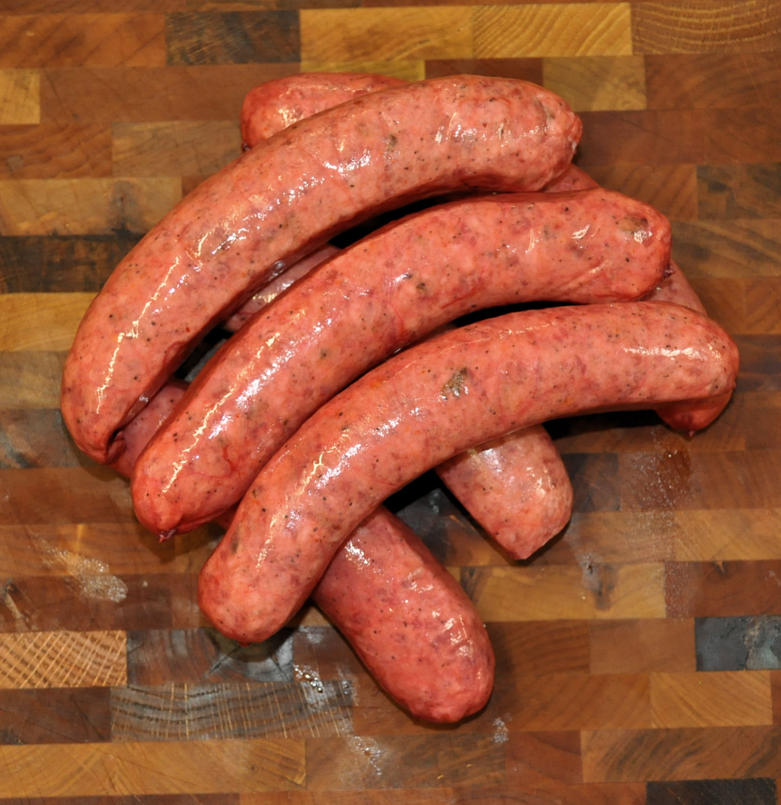 Syracuses Smoked Jalapeno Sausage, 10 Pound.