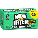Now and Later Watermelon Long Lasting Chew Candy, 0.93 Ounce -- 12 per case