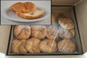 General Mills Pillsbury Butter Pinched Sliced Croissant, 3 Ounce -- 48 per case.
