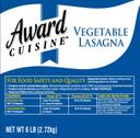 Conagra Award Cuisine Trio Vegetable Lasagna, 96 Ounce -- 4 per case.