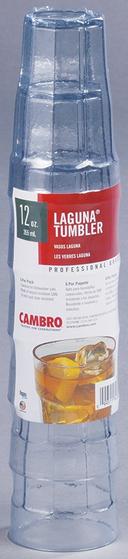 Laguna Clear Cash and Carry Tumbler, 12 Ounce -- 6 per case