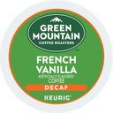Green Mountain French Vanilla Decaffeinated K-Cup Coffee Pod, 24 count -- 4 per case