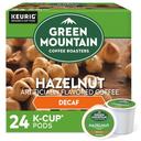 Green Mountain Hazelnut Decaffeinated K-Cup Coffee Pod, 24 count -- 4 per case