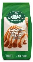 Green Mountain Caramel Vanilla Cream Ground Coffee, 12 Ounce -- 6 per case