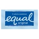 Equal Single Serve Blue Sweetener, 1 Gram Packet -- 500 per case