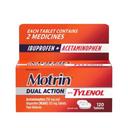 Motrin Dual Action with Tylenol Tablet, 120 count -- 24 per case