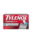 Tylenol Rapid Release Gelcap Tablets - 100 count per pack -- 48 packs per case
