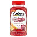 Centrum Multi Plus Omega 3 Dual Action Adult Multivitamin MultiGummies, 110 count -- 12 per case