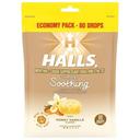 Halls Throat Soothing Honey Vanilla Cough Drops, 80 count -- 12 per case