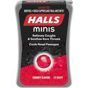 Halls Minis Cherry Sugar Free Cough Drops, 24 count -- 32 per case