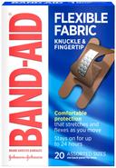 Johnson and Johnson Band-Aid Flexible Fabric Knuckle and Fingertip 20s Bandage -- 24 per case
