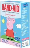 Band Aid Peppa Pig Assorted Size Adhesive Bandage, 20 count per pack -- 24 per case.